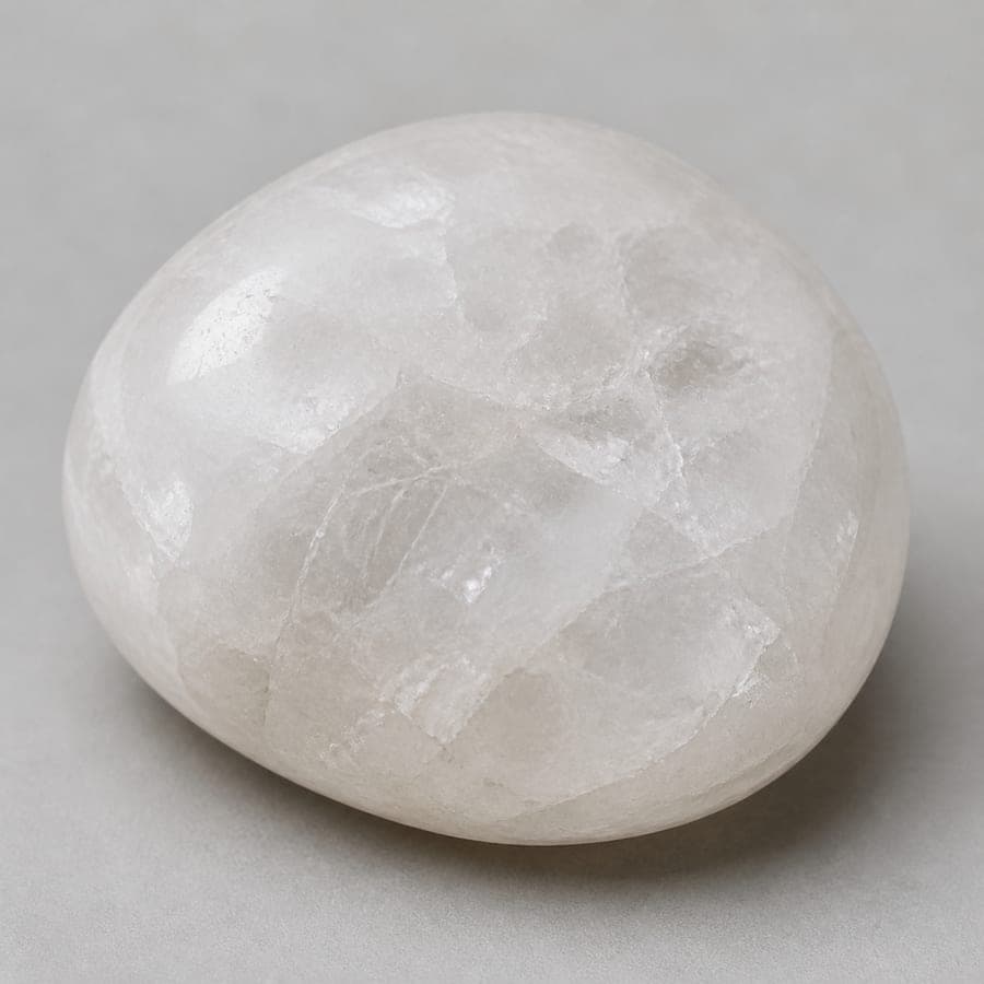 Galet de quartz laiteux - référence experte