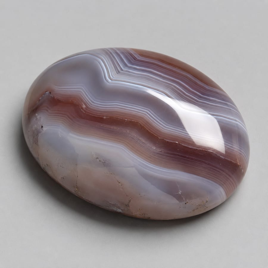 Agate du Botswana - Variante polie