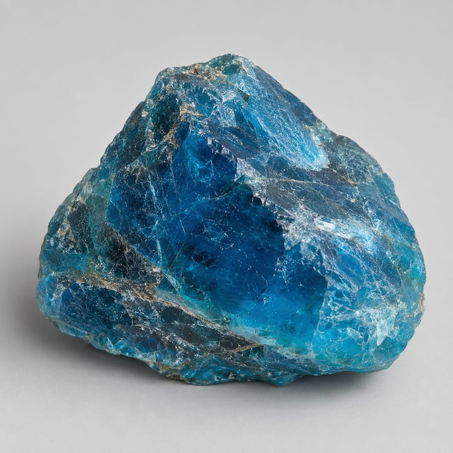 Apatite bleue - Pierre brute