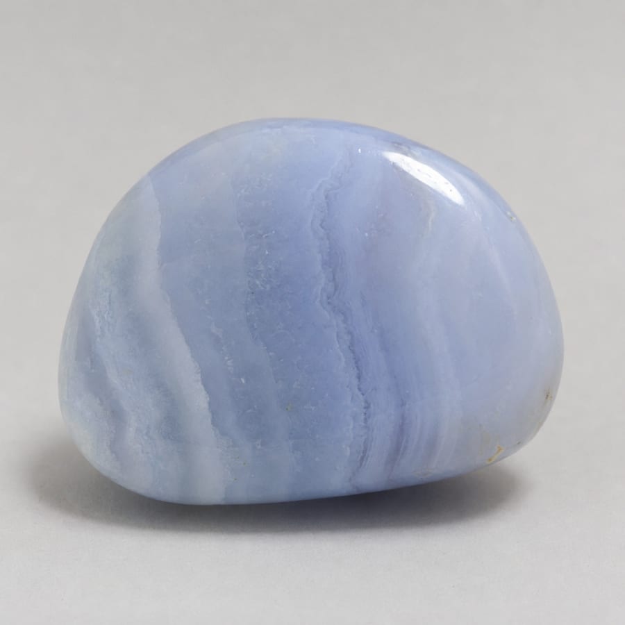 Calcédoine bleue - Variante polie