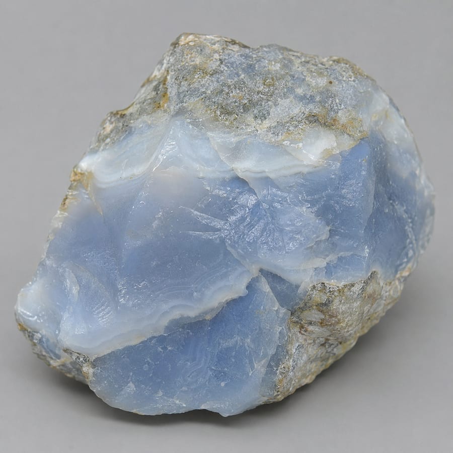 Calcédoine bleue - Pierre brute