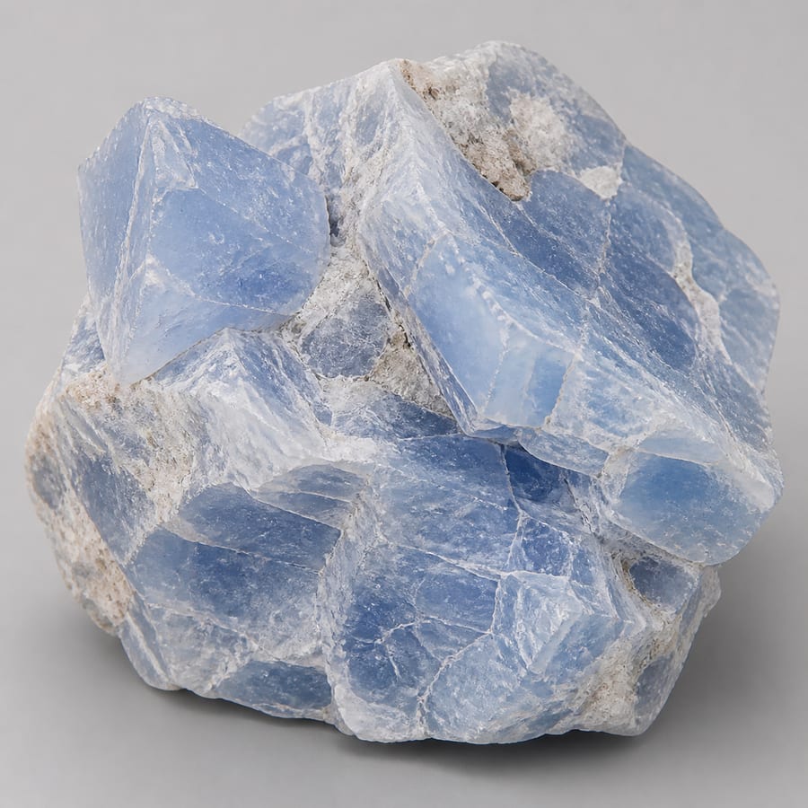 Calcite bleue - Pierre brute