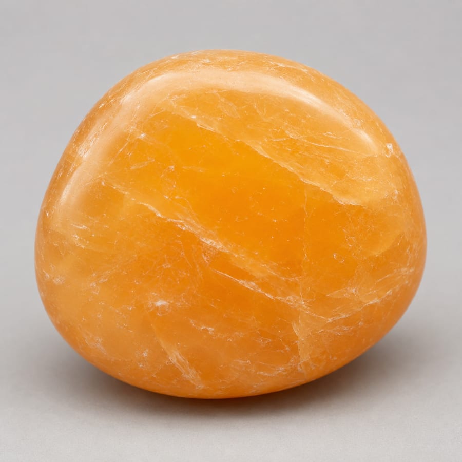 Calcite orange - Variante polie