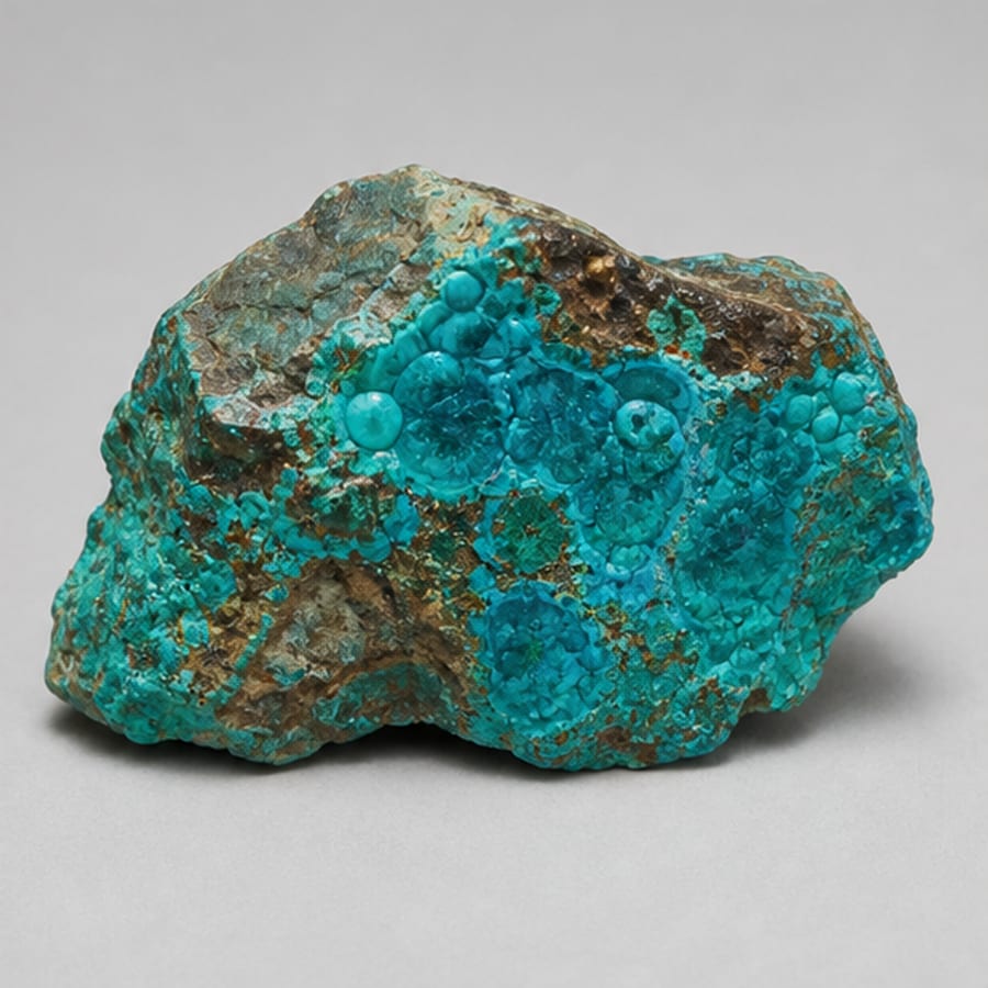 Chrysocolle - Pierre brute