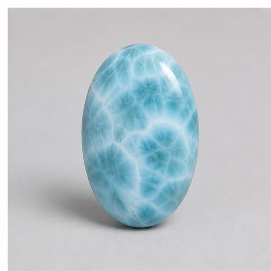 Larimar - Pierre polie