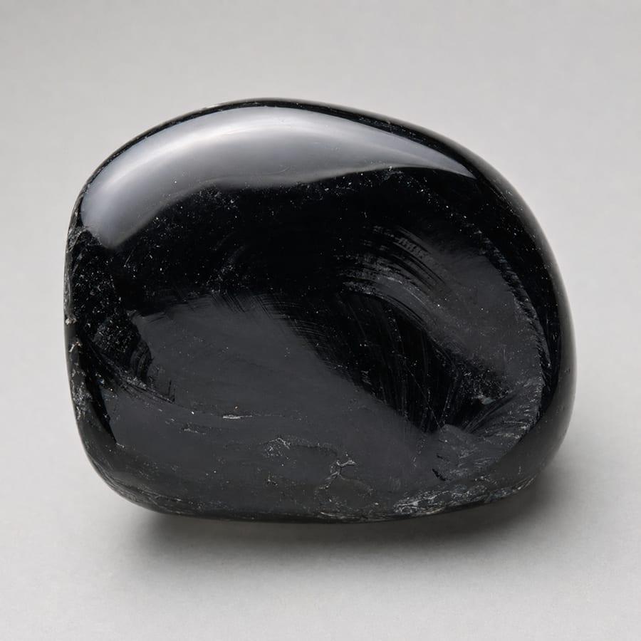 Obsidienne noire - Variante polie