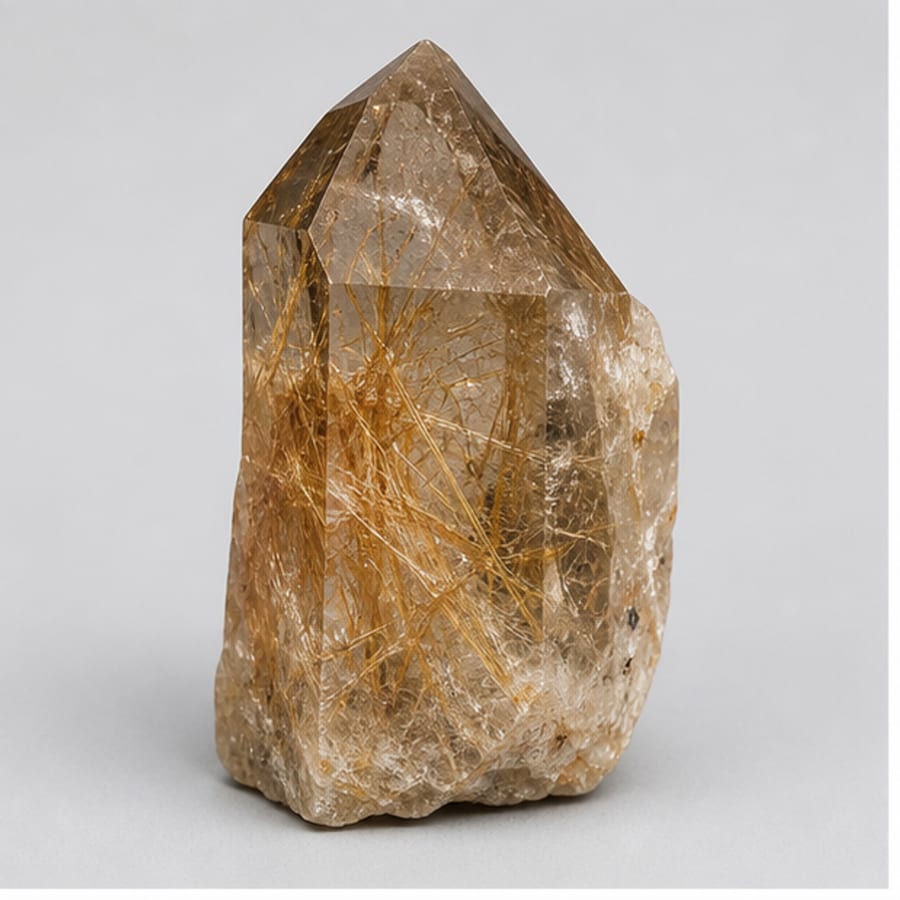 Quartz rutile - Pierre brute
