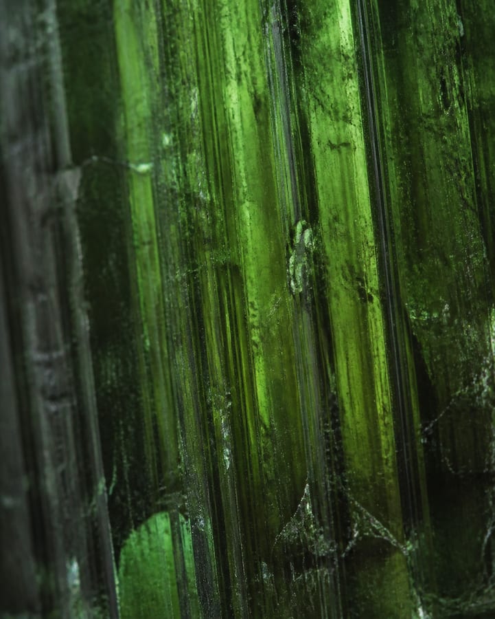 Tourmaline verte - Variante polie